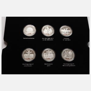 Konvolut Silbermedaillen und -barren