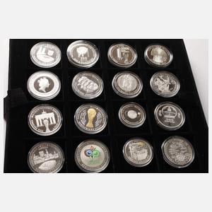 Sammlung Silbermünzen WM 2006