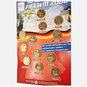 Sammlung Silbermünzen WM 2006
