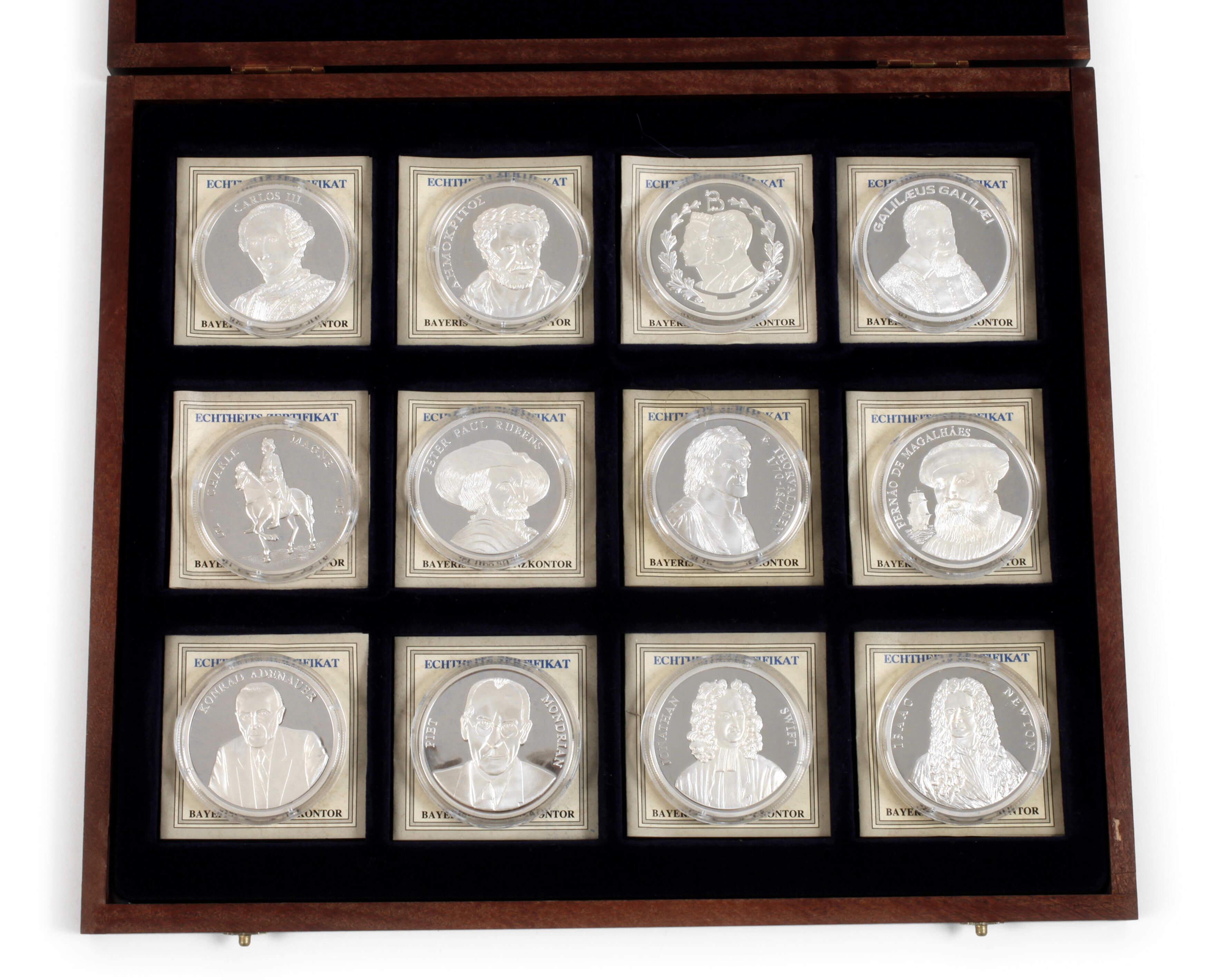 Konvolut Silbermedaillen Die schönsten ECUs
