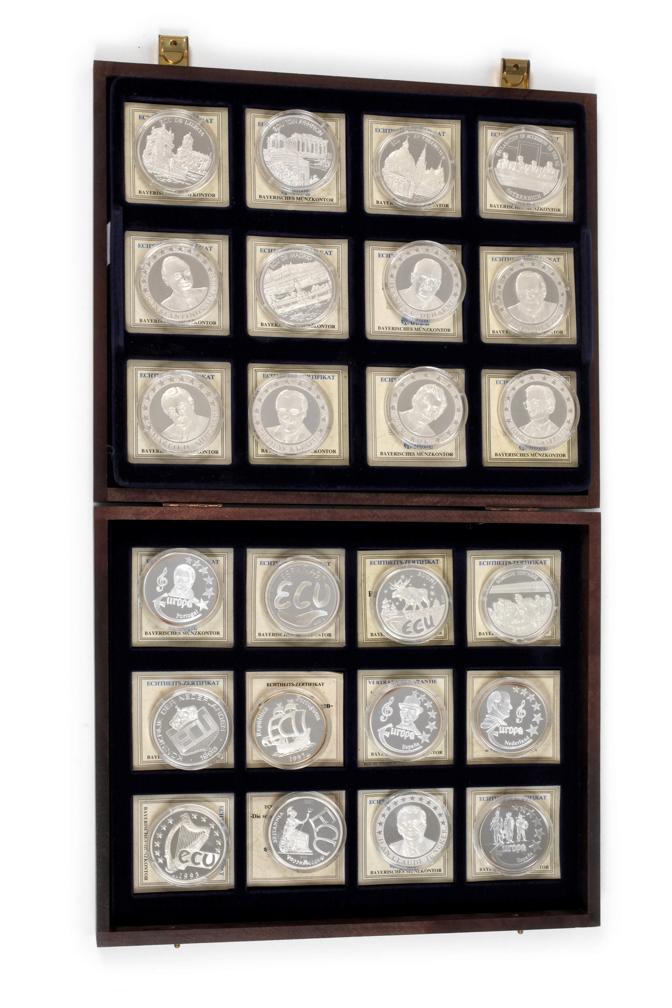 Konvolut Silbermedaillen erste Europaprägungen