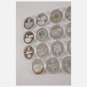 Konvolut Silbermedaillen WM 2006 in Deutschland