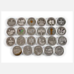 Konvolut Silbermedaillen WM 2006 in Deutschland