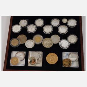 Konvolut Silbermedaillen