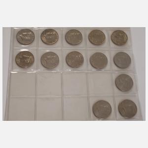 Konvolut Silbermedaillen