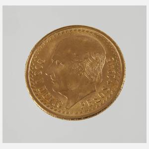 2 1/2 Pesos Gold, Mexiko