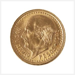 2 1/2 Pesos Gold, Mexiko