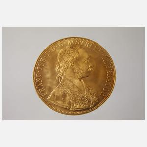 4 Dukaten Gold, Österreich/Ungarn