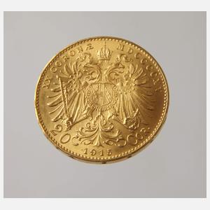 20 Kronen Gold, Österreich/Ungarn