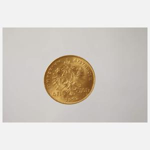 4 Florin-, 10 Franken Gold, Österreich/Ungarn