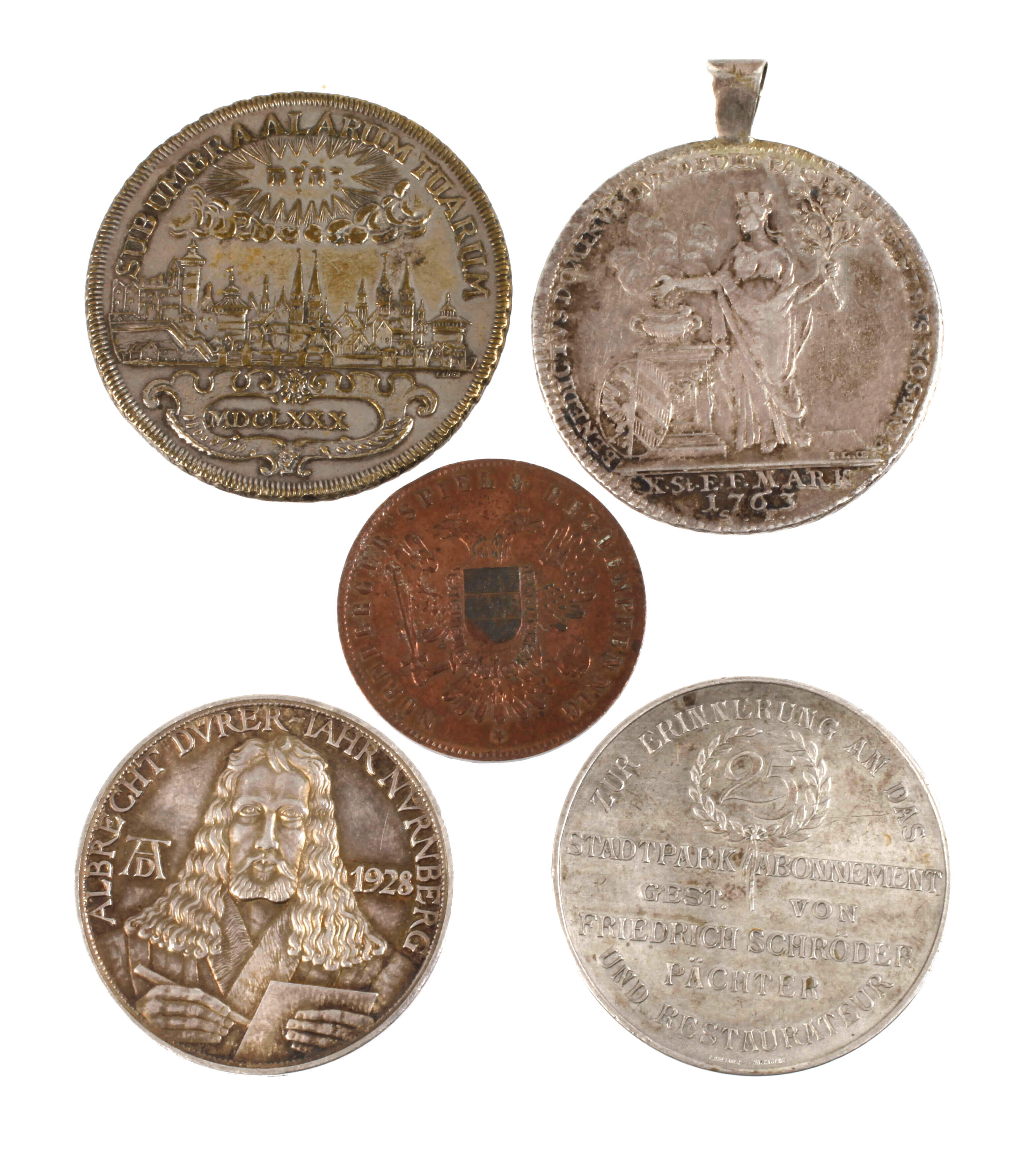 Konvolut Münzen und Medaillen Nürnberg