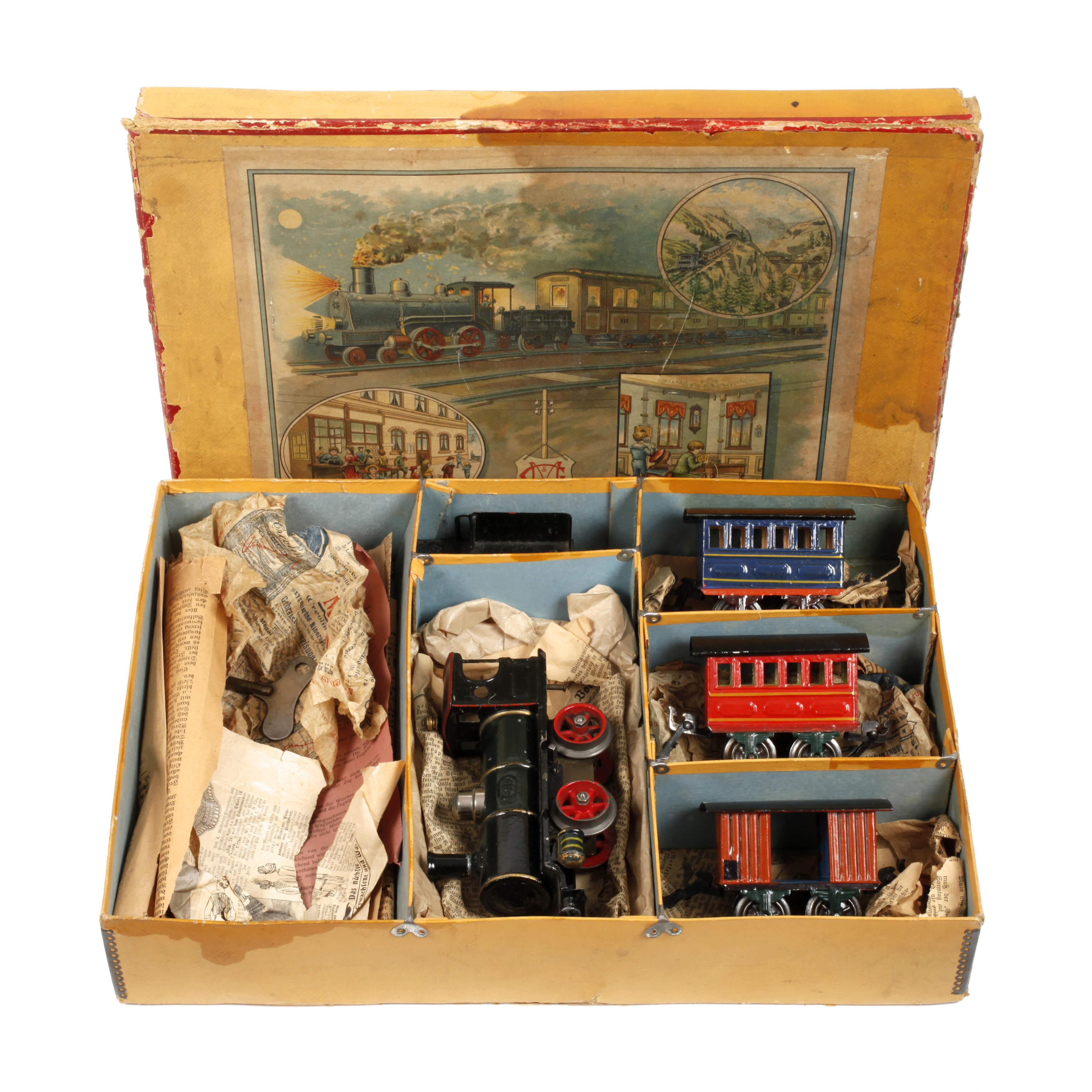 Märklin frühe Zugpackung