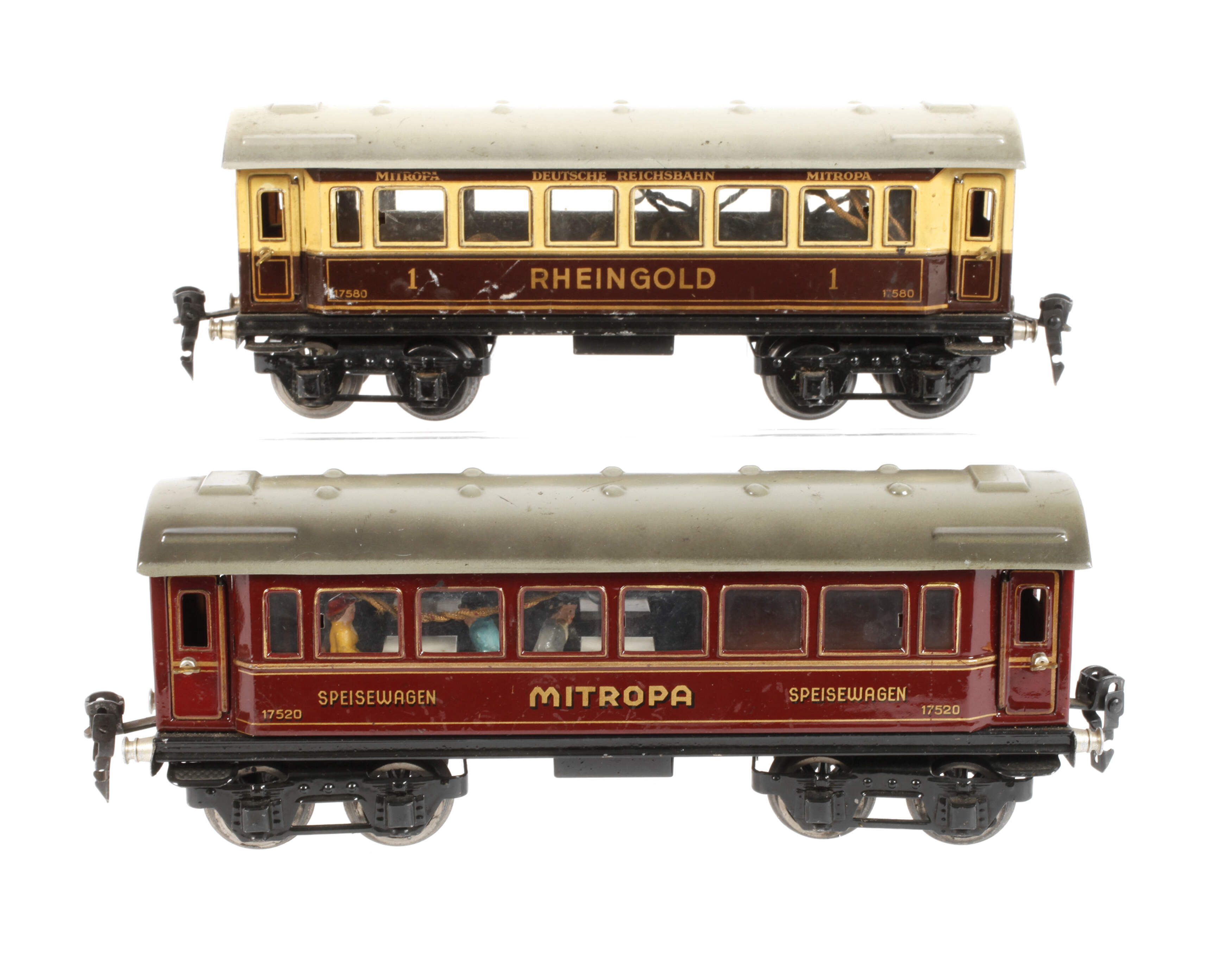 Märklin Mitropa-Speisewagen und Rheingoldwagen