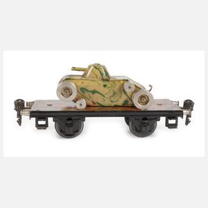 Märklin Plattformwagen mit Tank