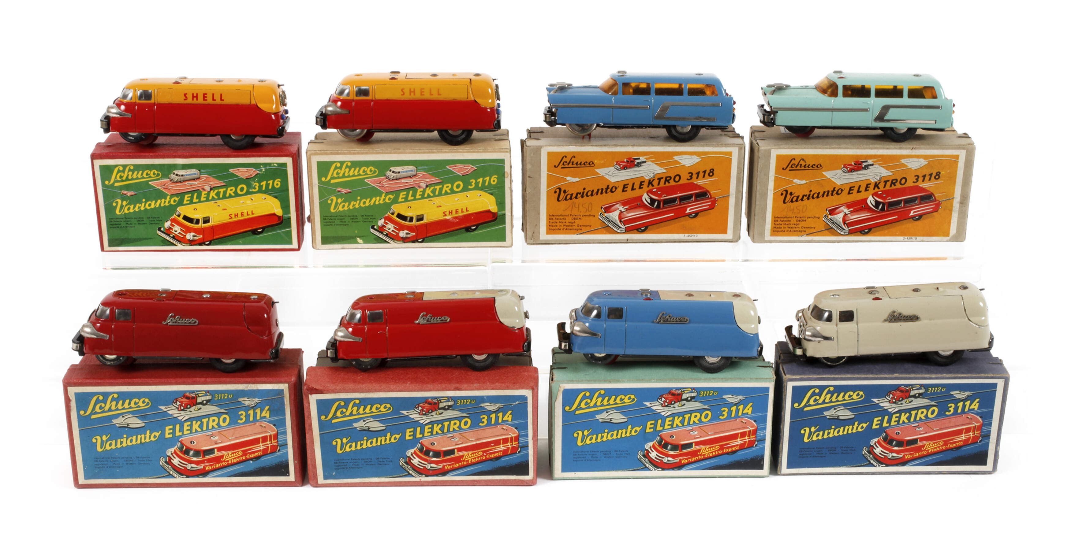 Sammlung Schuco Varianto Elektro-Modelle