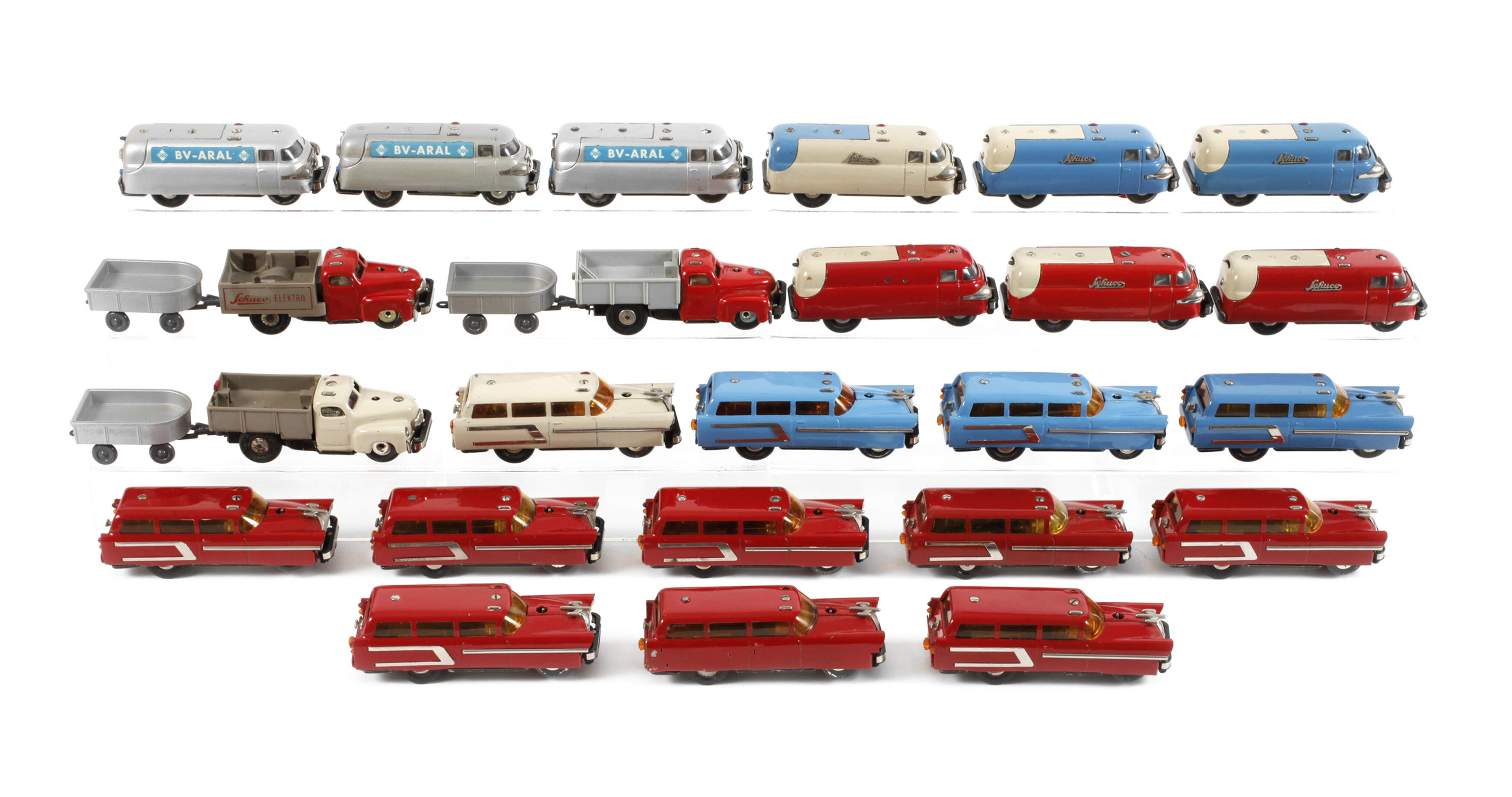 Sammlung Schuco Varianto Elektro-Modelle