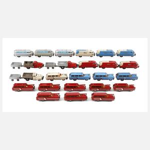 Sammlung Schuco Varianto Elektro-Modelle