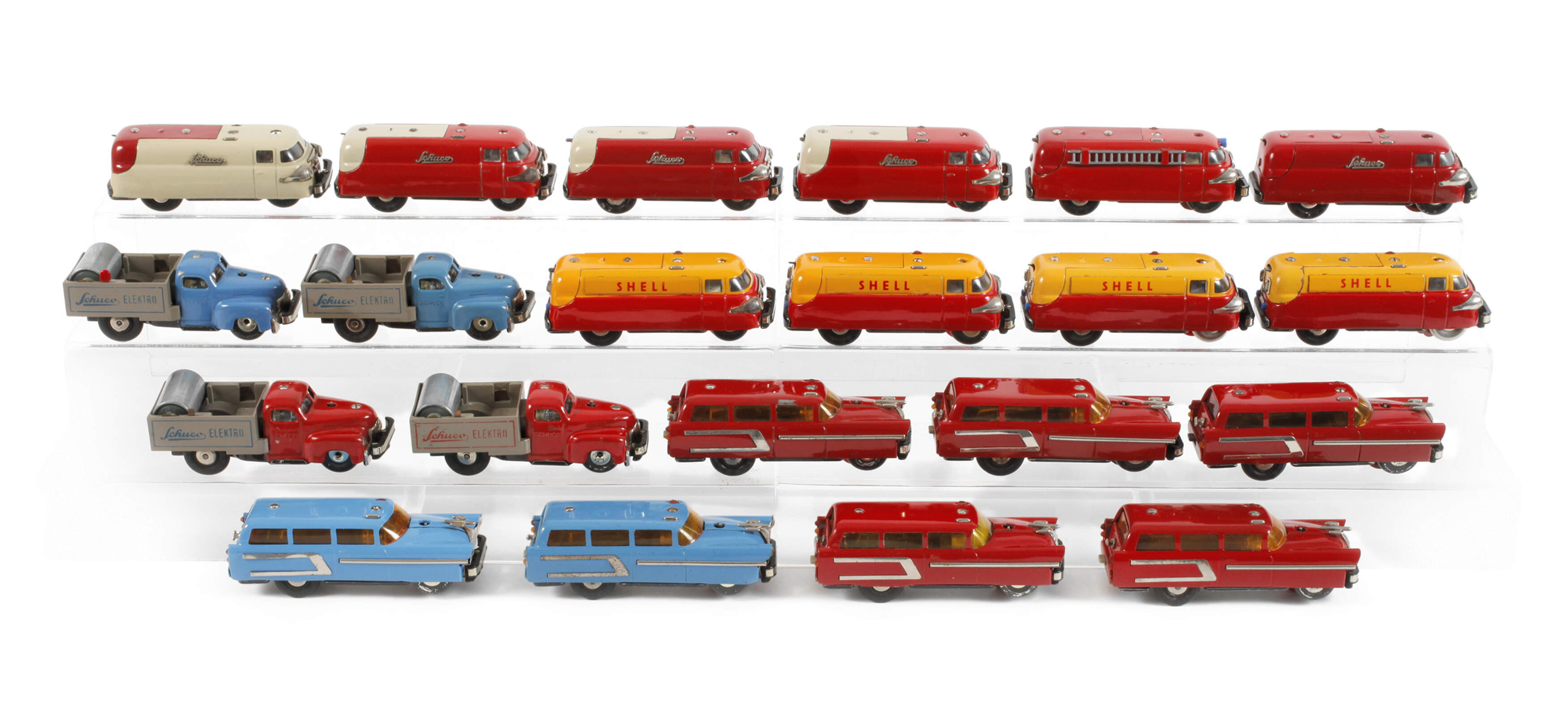 Sammlung Schuco Varianto Elektro-Modelle