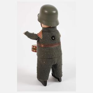 Schuco Tanzfigur als Reichswehrsoldat mit Trommel