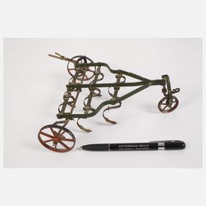 Vier landwirtschaftliche Modelle