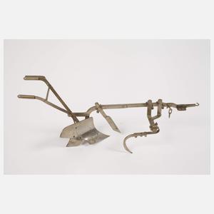 Vier landwirtschaftliche Modelle