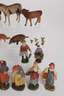 Konvolut Massefiguren Bauernhof/Zoo