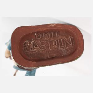 Elastolin großer Bauer mit Ochsenpeitsche