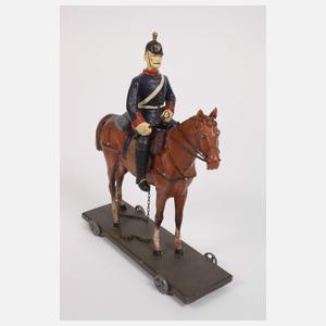 Großes Pferdegespann mit Protze und Kanone