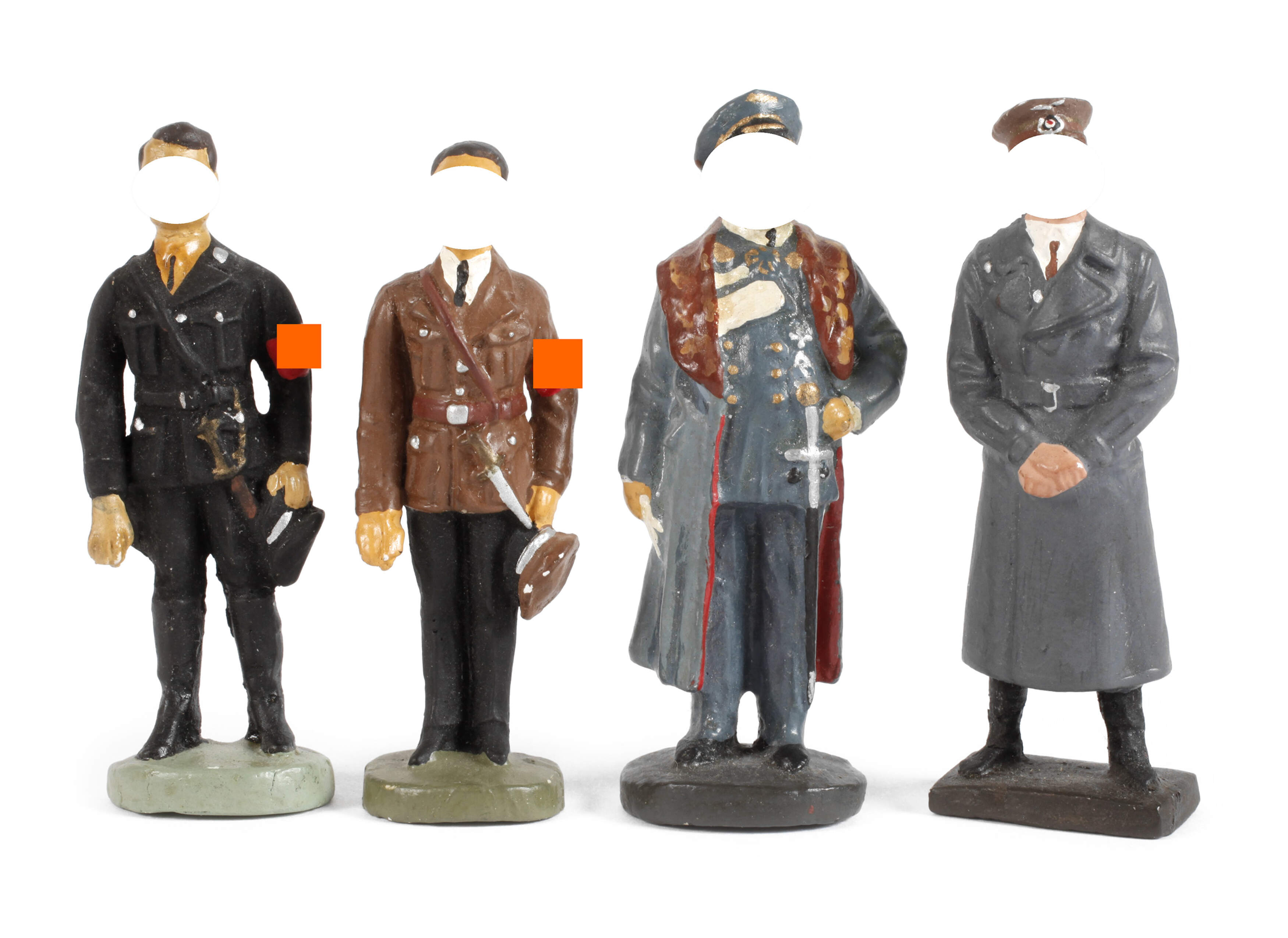 Konvolut Massefiguren Generalstab