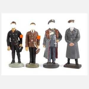 Konvolut Massefiguren Generalstab