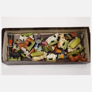 Sammlung Miniatur-Spielzeug Erzgebirge