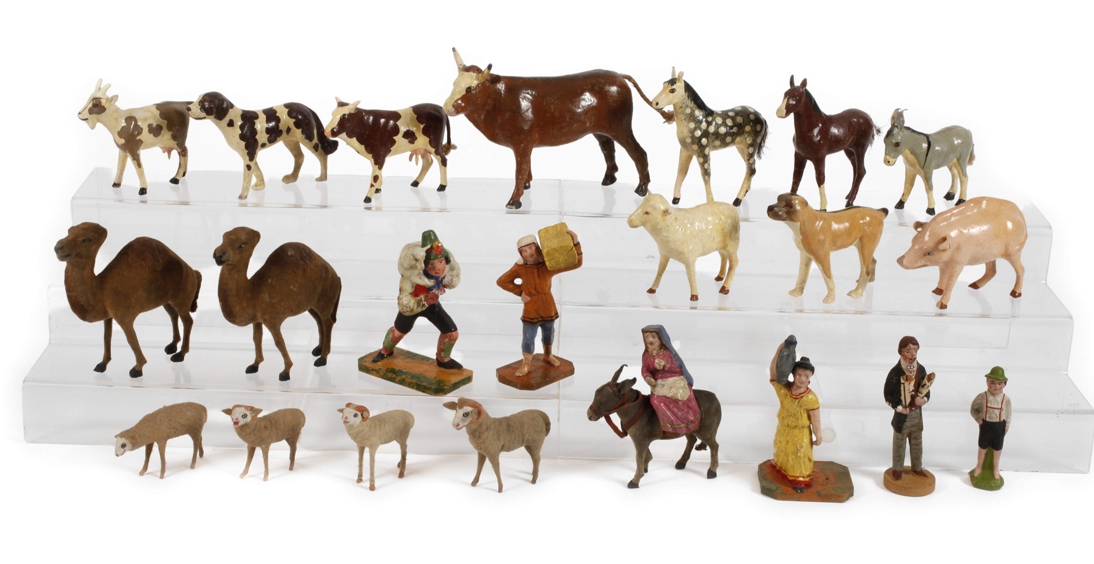 Konvolut Massefiguren Erzgebirge