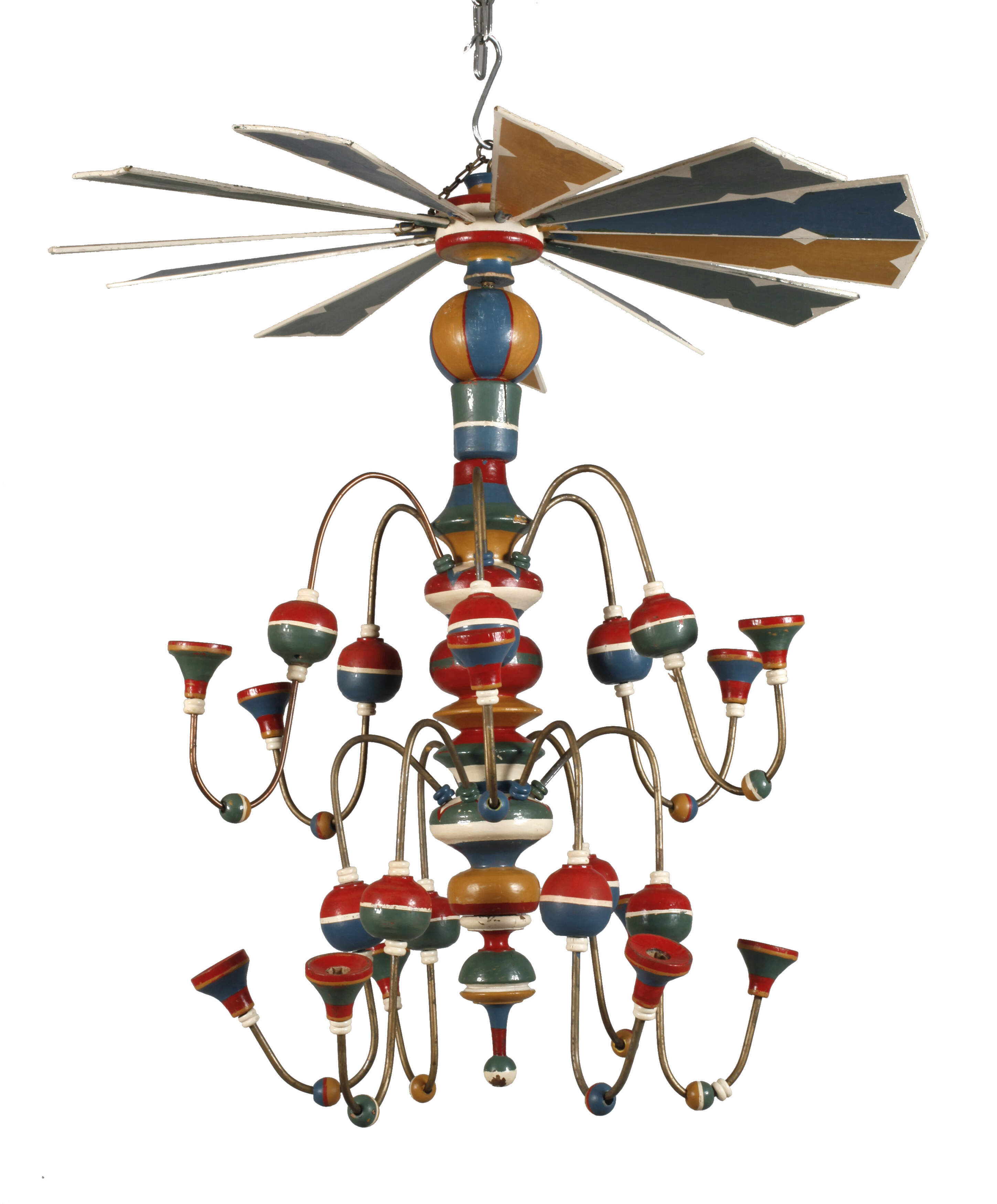 Deckenspinne mit Flügelrad Erzgebirge