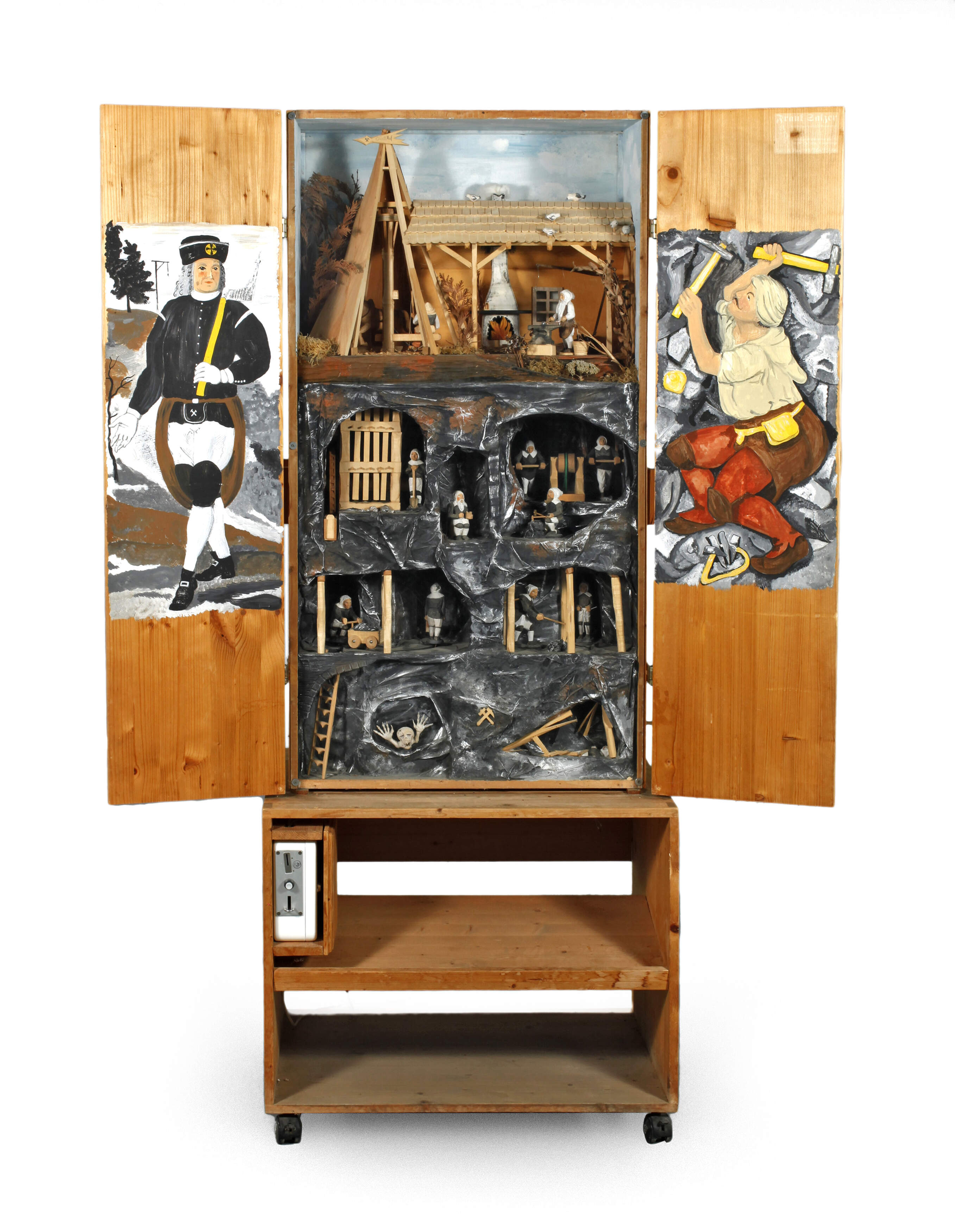 Übergroßes Buckelbergwerk Erzgebirge