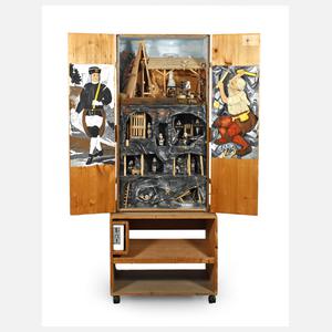 Übergroßes Buckelbergwerk Erzgebirge