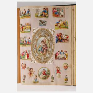 Drei Glanzbilder-Sammelalben England