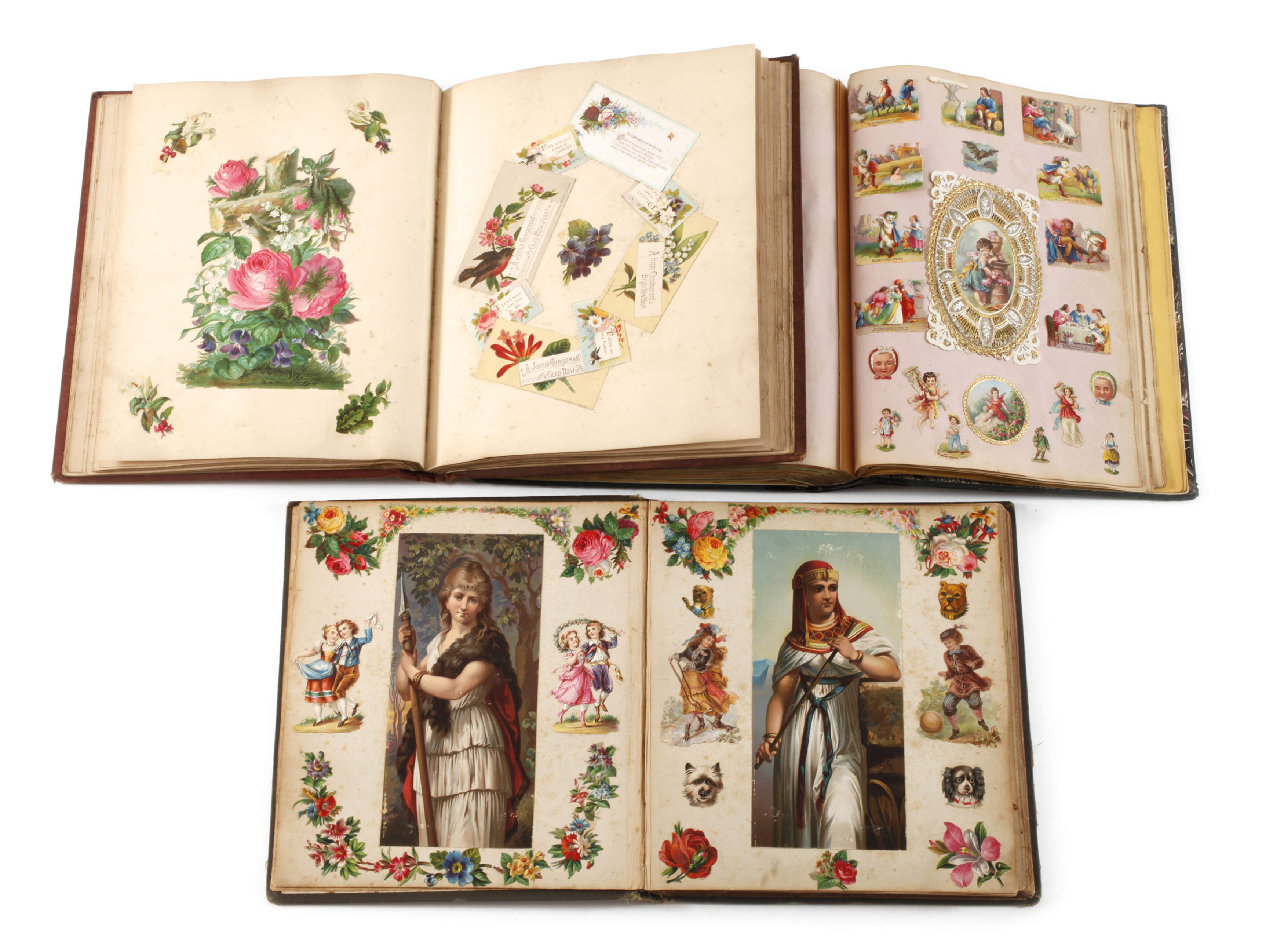 Drei Glanzbilder-Sammelalben England