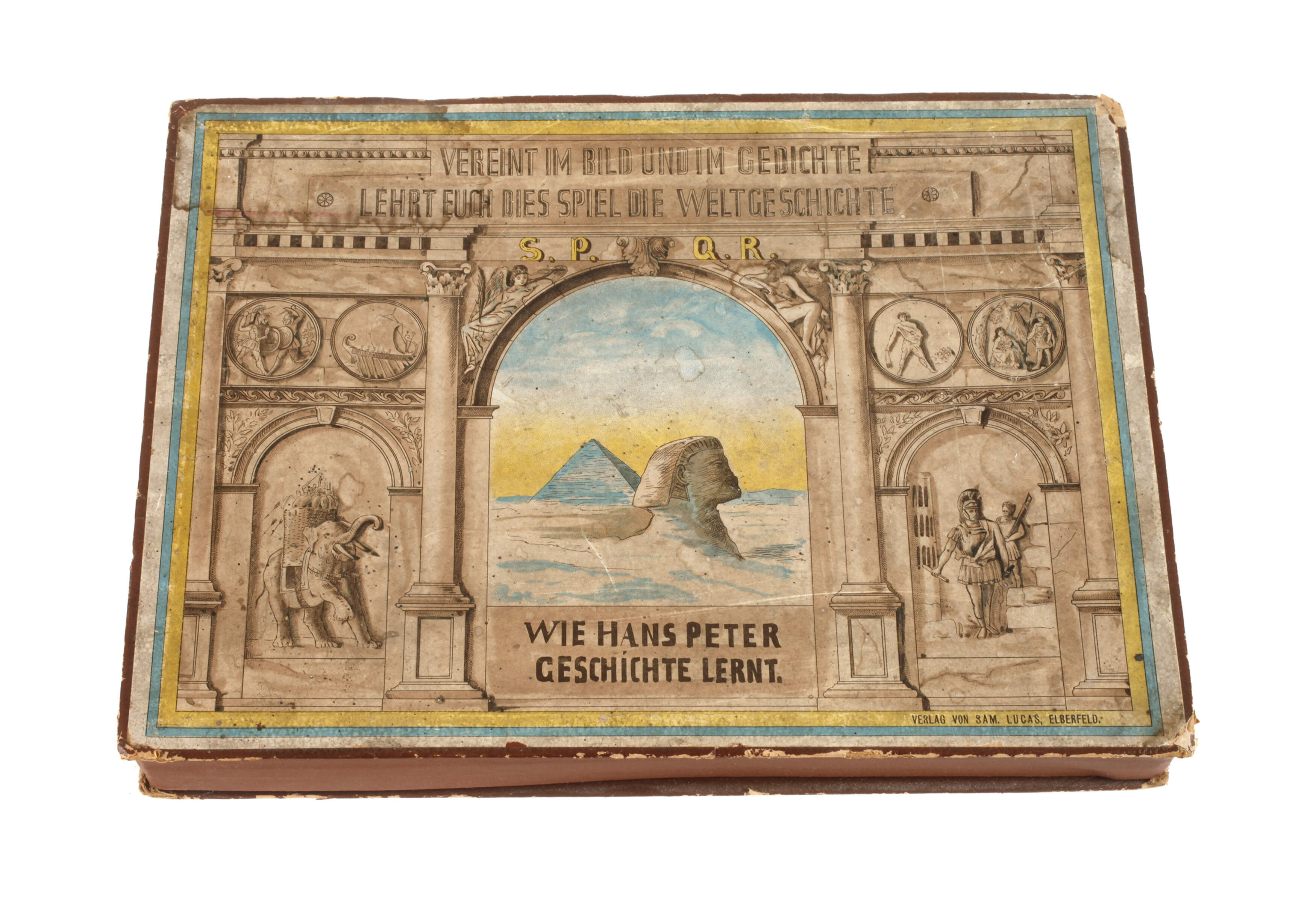 Legespiel "Wie Hans Peter Geschichte lernt."