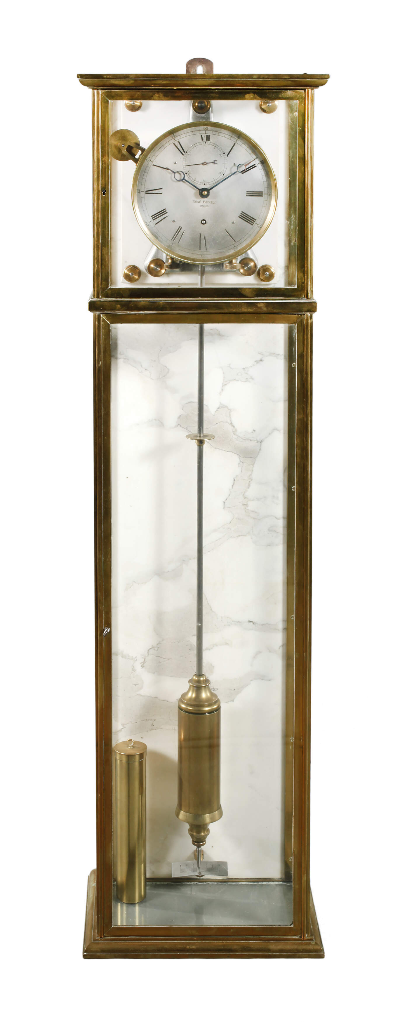 René Bünzli Paris Wanduhr mit Sekundenpendel