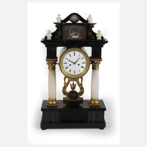 Säulenuhr Biedermeier