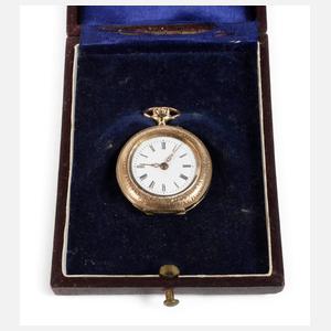 Damentaschenuhr Gold
