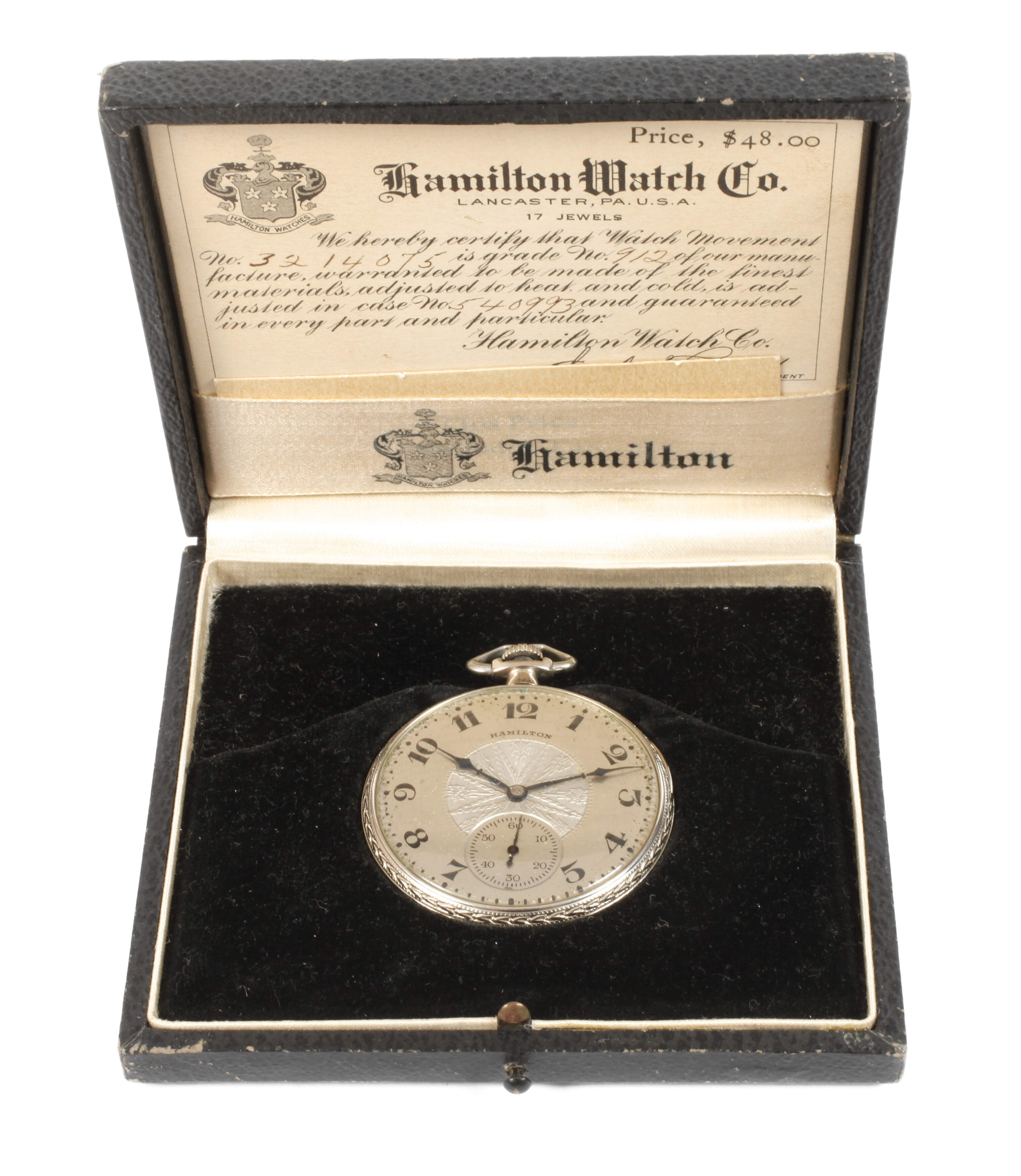 Frackuhr Hamilton Watch Co.