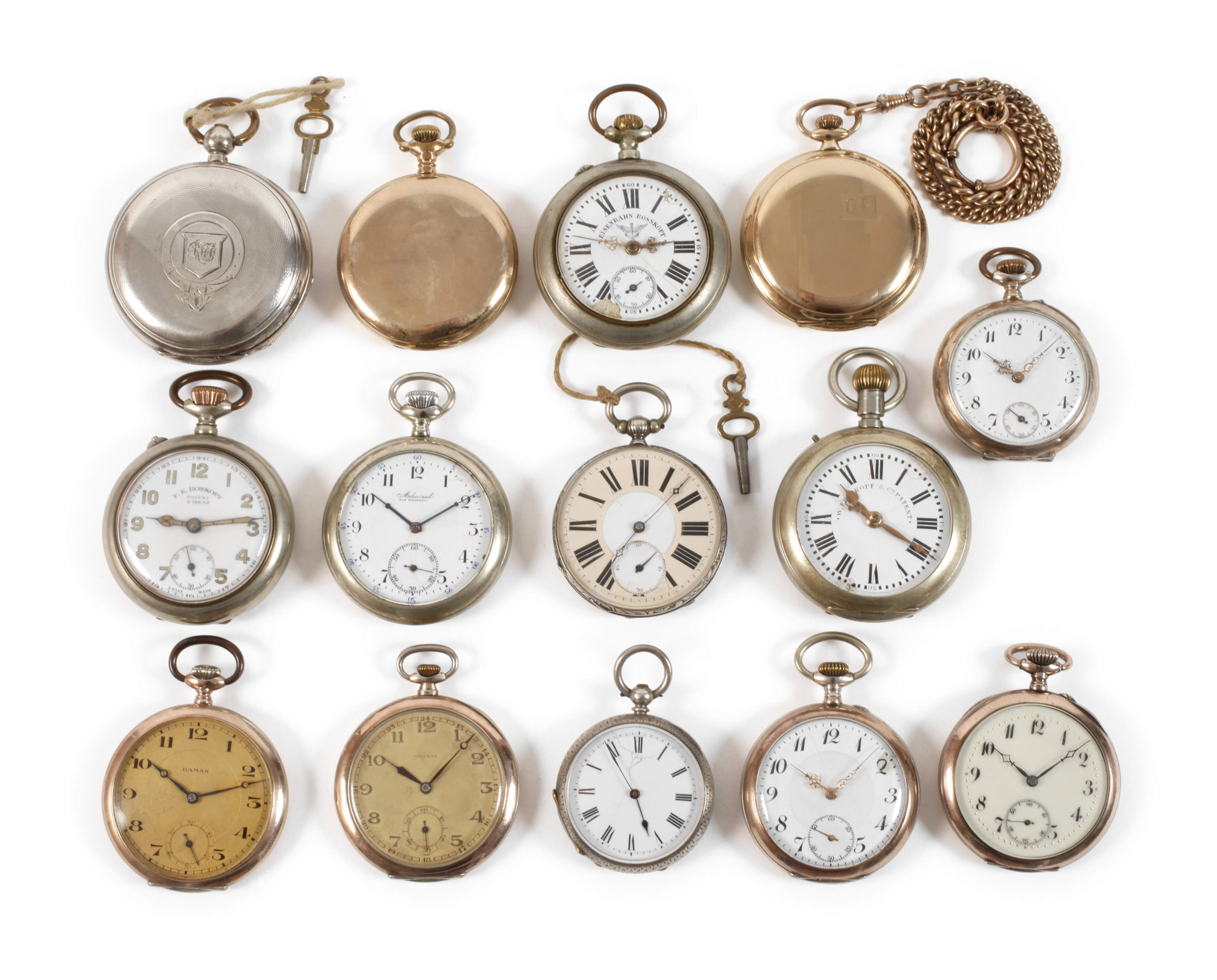Sammlung Taschenuhren