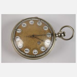 Sammlung von sechs Spindeltaschenuhren