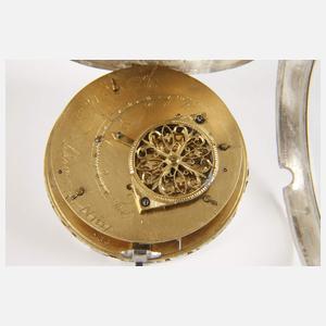 Sammlung von sechs Spindeltaschenuhren