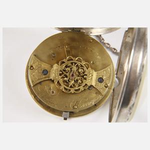 Sammlung von sechs Spindeltaschenuhren