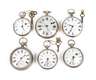 Sammlung von sechs Taschenuhren