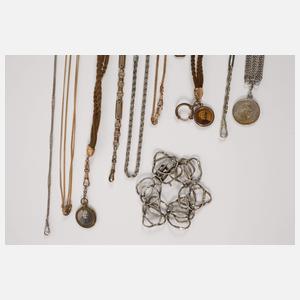 Sammlung Uhrenketten