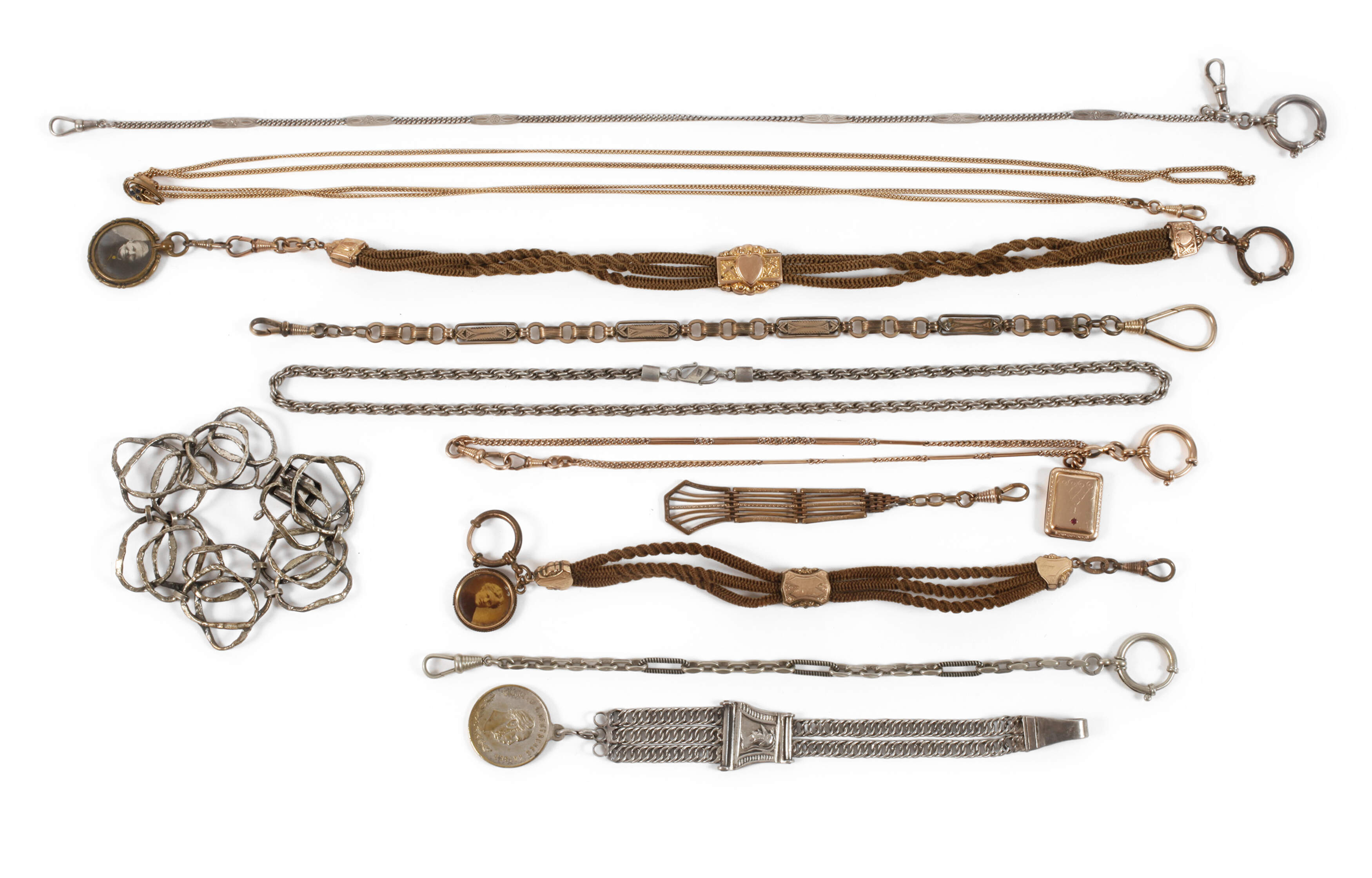Sammlung Uhrenketten