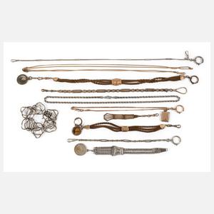 Sammlung Uhrenketten